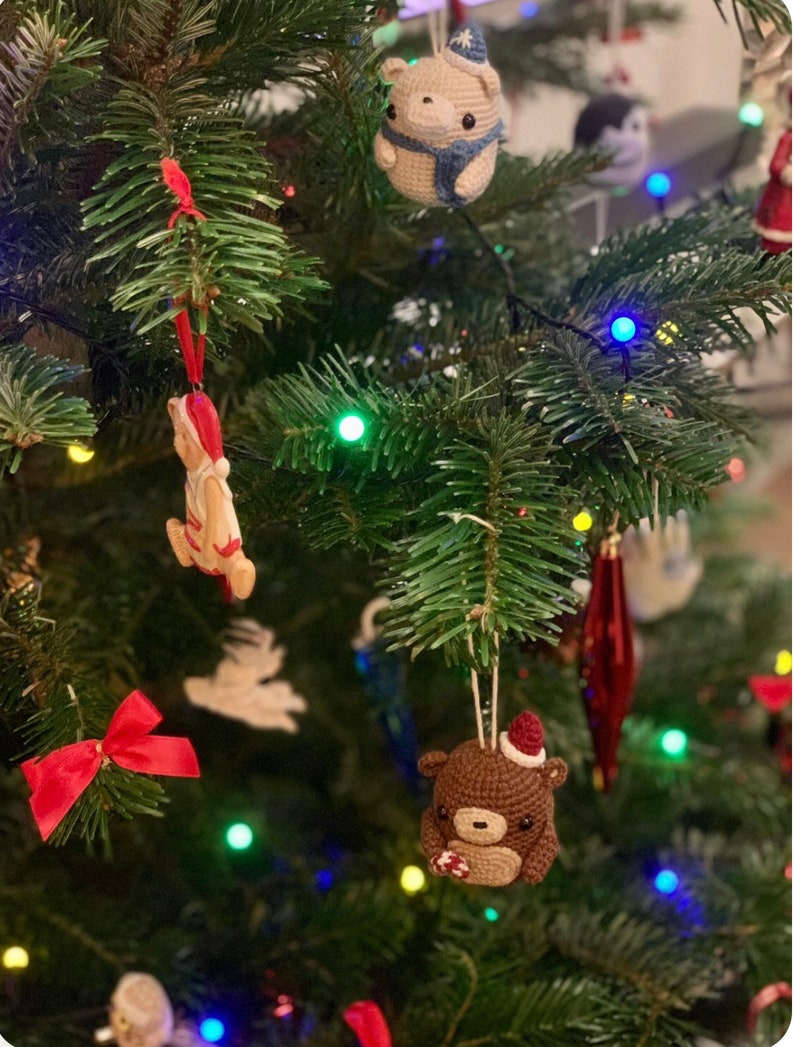 Crochet PATTERN Christmas Decorations Ornaments 6in1 Amigurumi Etsy