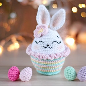 Crochet bunny pattern small amigurumi easter pattern easy image 1