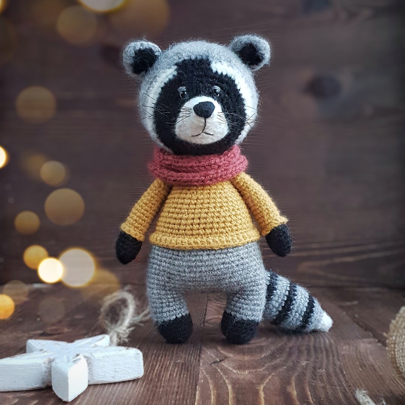 PDF Raccoon Crochet Pattern Crochet Raccoons Pattern Combo Etsy