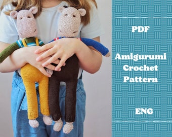 Crochet amigurumi pattern deer