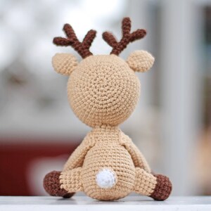 Deer crochet pattern - christmas amigurumi - crochet christmas decorations - crochet gift pattern image 5
