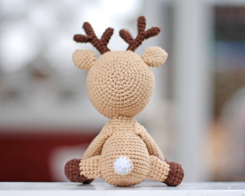 Deer crochet pattern - christmas amigurumi - crochet christmas decorations - crochet gift pattern image 5