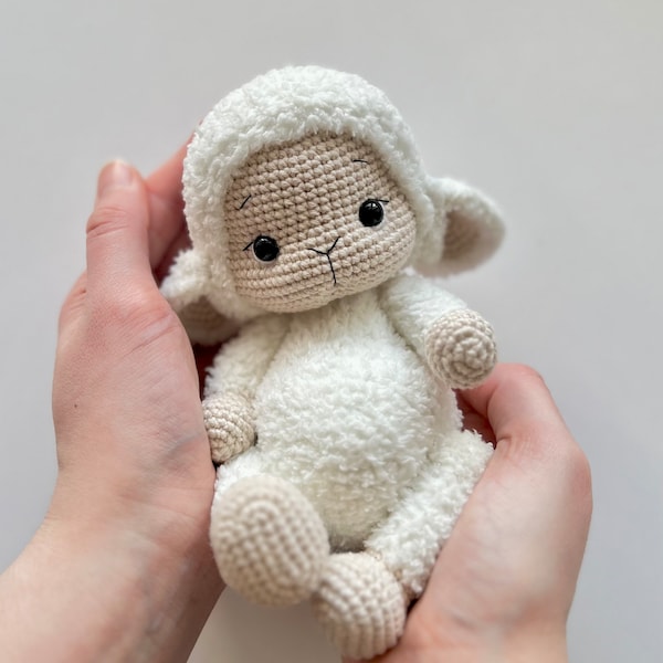 Crochet sheep PATTERN pdf, amigurumi lamb, Easter crochet toys, crochet animals, easy pattern for beginners, tutorial ENGLISH