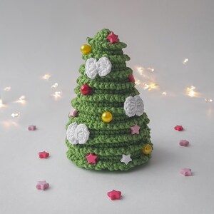 Crochet pattern Santa, Crochet pattern Christmas tree, Christmas crochet pattern, Crochet Christmas tree image 6