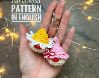 Lot de deux modèles, un modèle au crochet pour la Saint-Valentin, des nains au crochet pour la Saint-Valentin