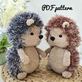 Adorable Crochet Hedgehog Pattern with Accessories - Amigurumi Tutorial - DIY PDF product logo