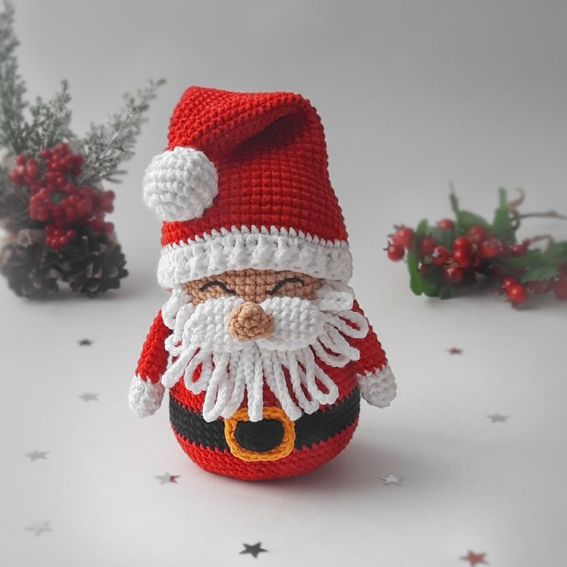 Crochet pattern Santa, Crochet pattern Christmas tree, Christmas crochet pattern, Crochet Christmas tree image 4