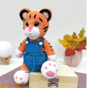 Amigurumi pattern tiger - Crochet tiger pattern - English PDF pattern - Amigurumi toys pattern