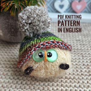 Amigurumi Knit Owl, Pattern bird, Pdf Digital Download