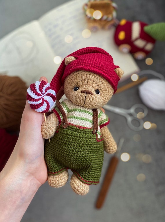 V tements de No l au crochet elfes PATTERN pour ours v tements au
