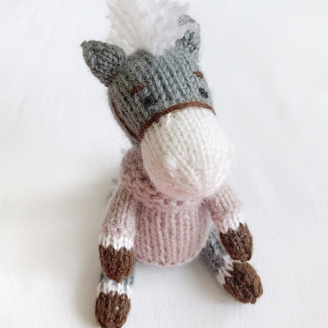 Horse Knitting Pattern Knitted Toy Tutorials PDF DIY Soft - Etsy