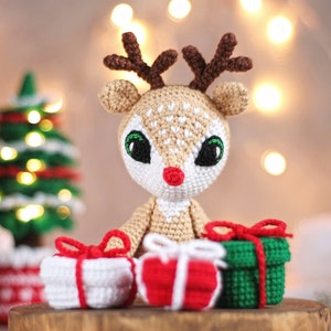 Deer crochet pattern - christmas amigurumi - crochet christmas decorations - crochet gift pattern image 8