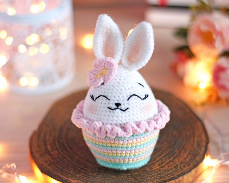 Crochet bunny pattern small amigurumi easter pattern easy image 3