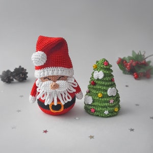 Crochet pattern Santa, Crochet pattern Christmas tree, Christmas crochet pattern, Crochet Christmas tree image 5
