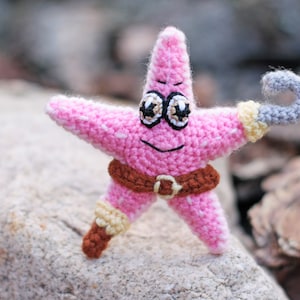 Small sea star amigurumi crochet pattern - mini crochet animals