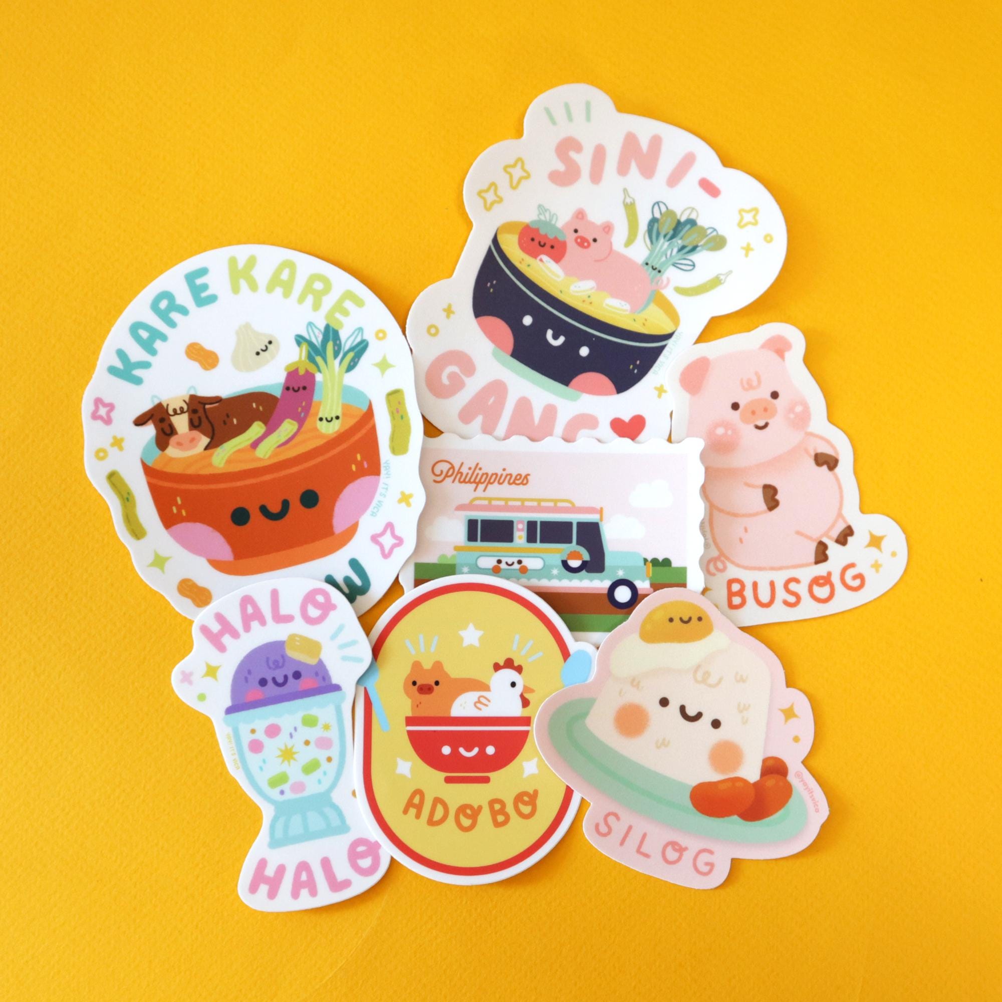 Gago Sticker Filipino Sticker Bundle - Filipino Stickers - Sinigang - Adobo - Halo ...