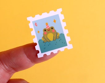 Animal Stamps Sticker Sheet - Kawaii Stickers  - Journal Stickers - Pen Pal Stickers  - Cute Stickers - Cute Sticker Sheet - Animal Stickers