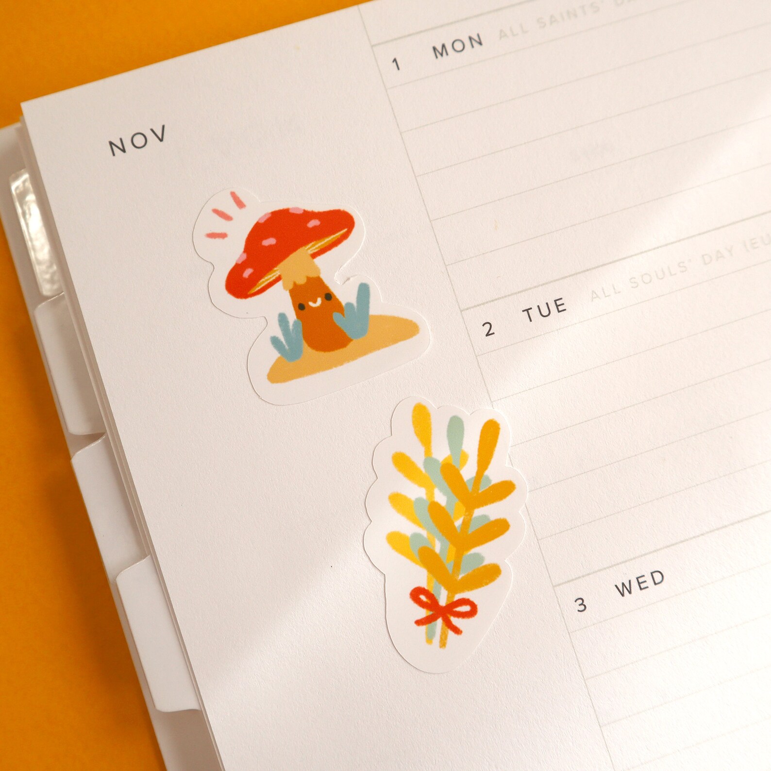 Mushroom Friends Planner Sticker Sheet Cute Stationery | Etsy UK