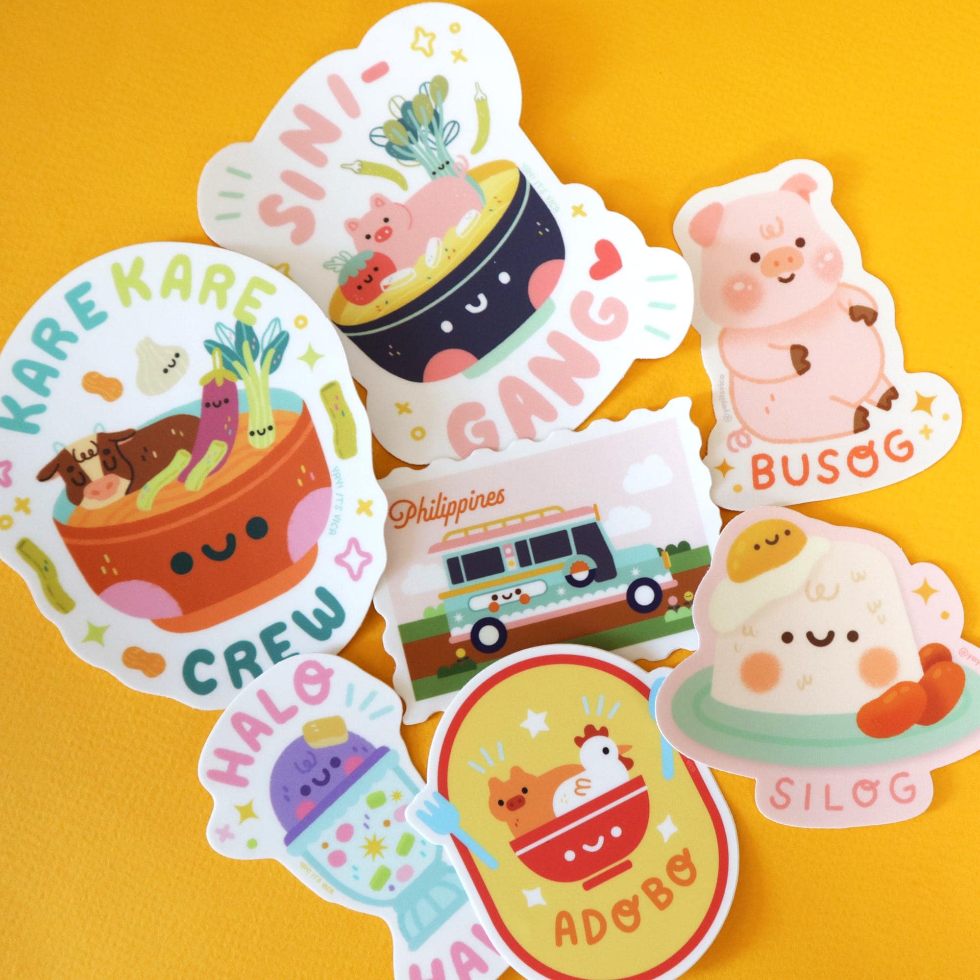 Gago Sticker Filipino Sticker Bundle - Filipino Stickers - Sinigang - Adobo - Halo ...
