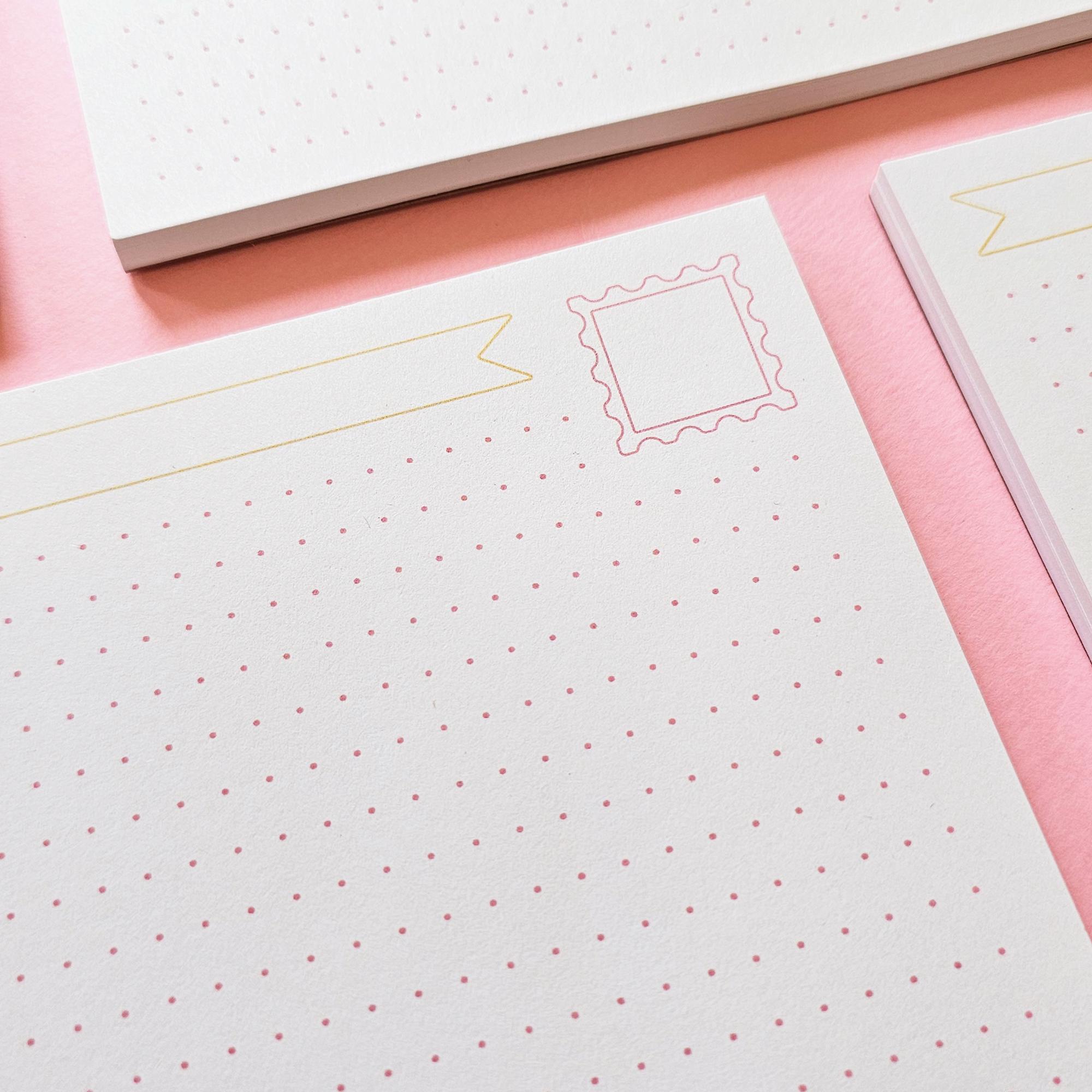 Sweet Postcard Notepad - Kawaii Notepad - Postcard Memo Pad - Cute ...