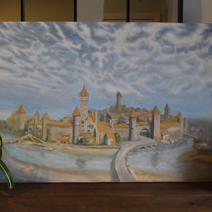 Walled City Landscape - Original Painting
