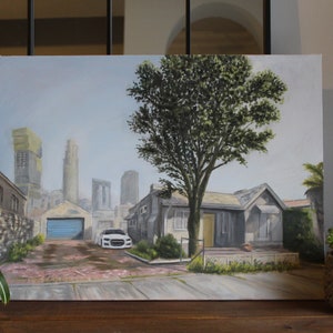 House Landscape - Original Painting