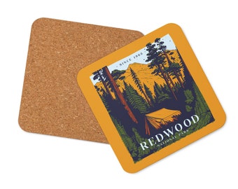 Redwood National Park | Cork-back coaster