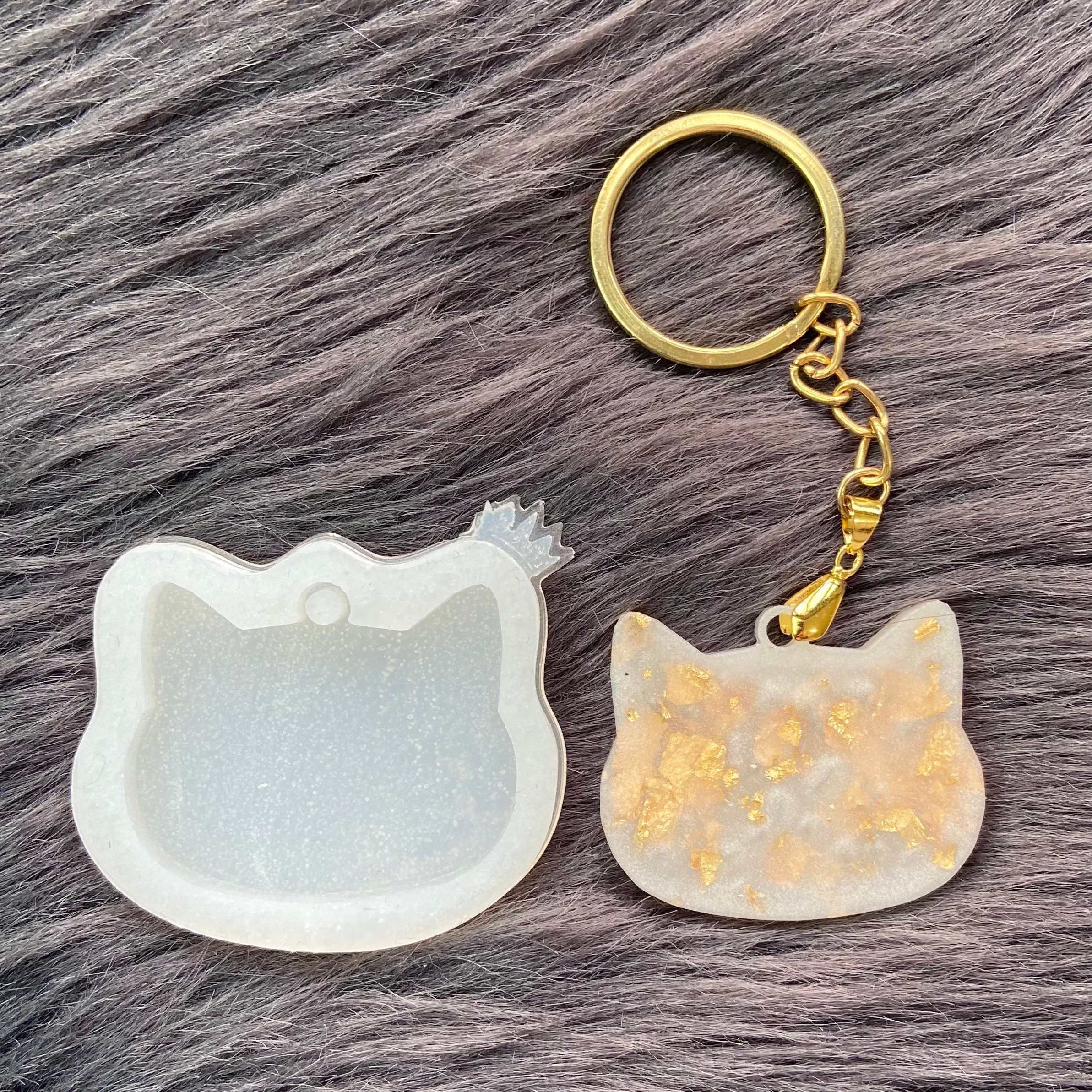 Cat Resin Molds Resin keychain Mold Resin necklace Mold cat Etsy