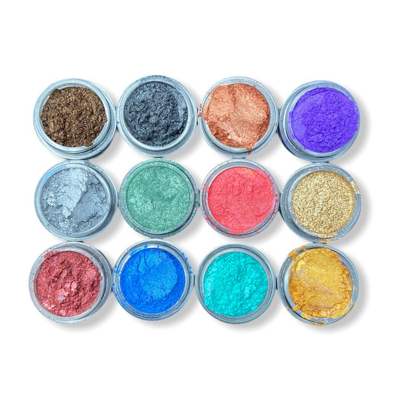 12 pcs Set Resin Pearl Color Pigments Epoxy Color Pigments | Etsy