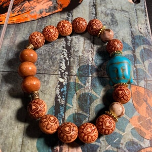Pulsera de Buda Espiritual. Pulsera de mujer. Regalo para ella. Yoga. Meditación