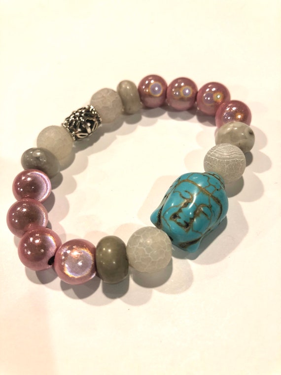 Buddha Bracelet. Women's Bracelet. Gift For Her. Yoga. Meditation