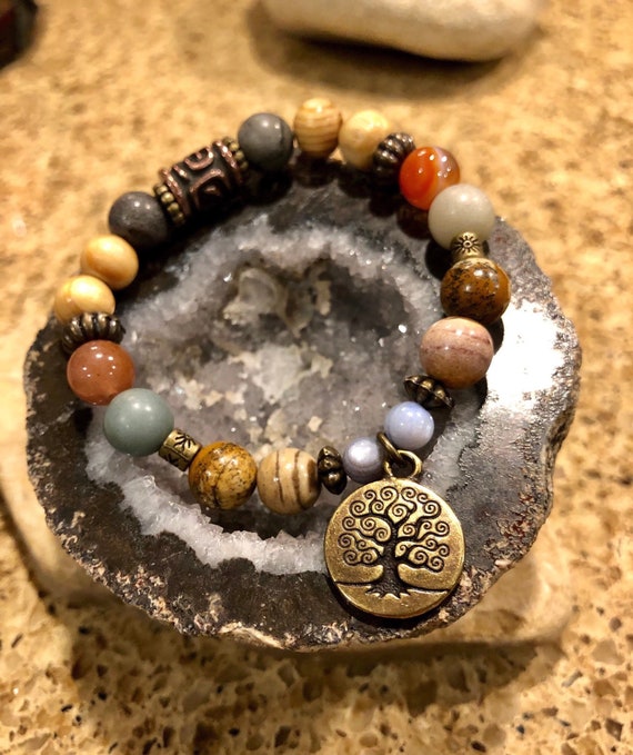 Tree of Life Bracelet. Women's Bracelet.Yoga.Meditation. Zen. Boho Jewelry. Hippie Bohochic