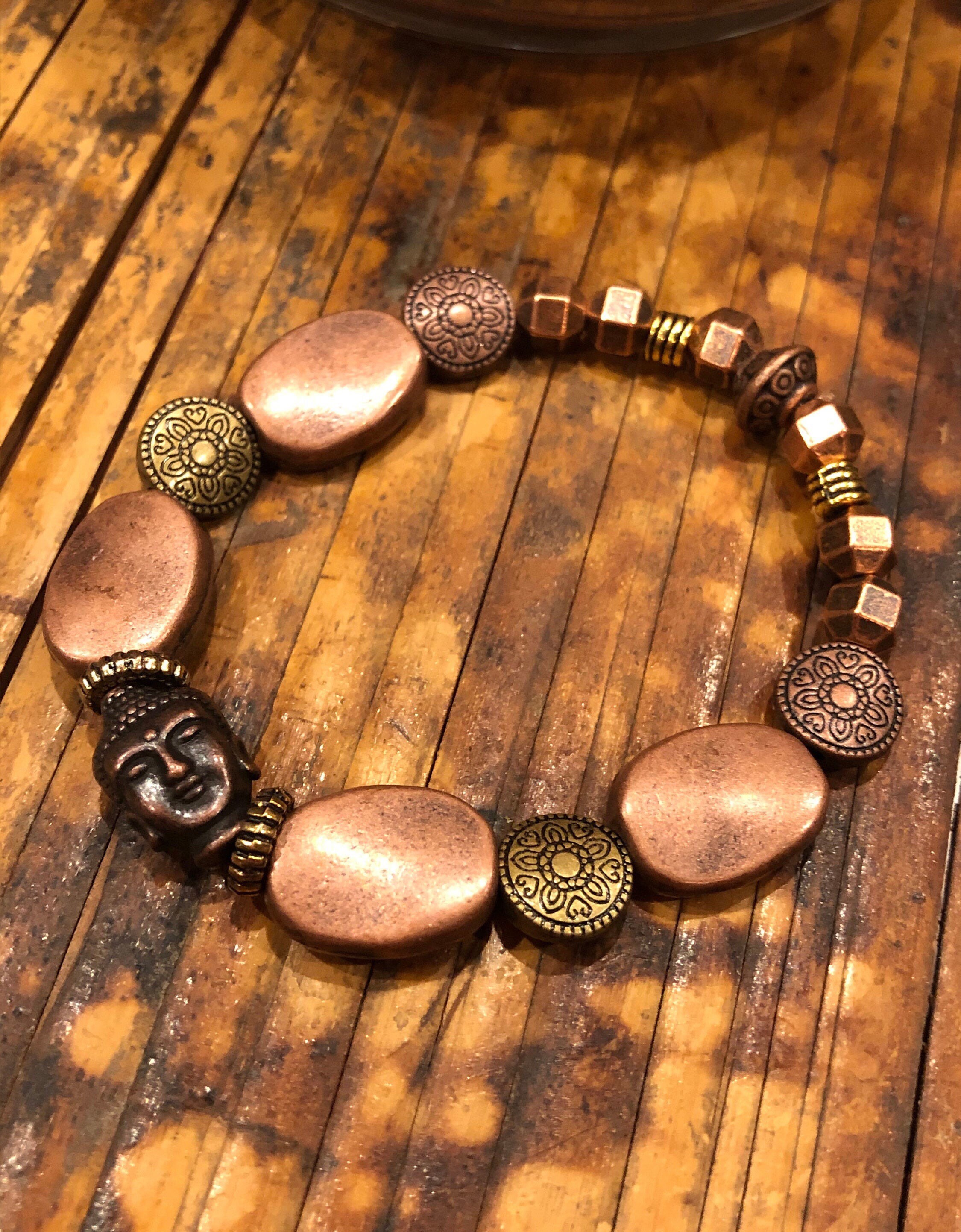Buddha Bracelet. Women's Bracelet. Spiritual. Yoga. Om. Etsy UK