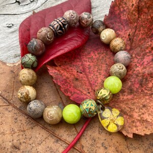 Dried Flower Resin Bracelet. Women&#39;s Bracelet. Gift For Her. Boho