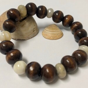 Brown & White Bracelet. Women&#39;s Bracelet/Gift For Her