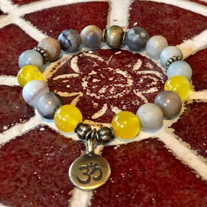 Sanskrit/Om Charm Bracelet. Women&#39;s Bracelet. Yoga. Meditation. Zen. Boho Jewelry. Hippie Bohochic