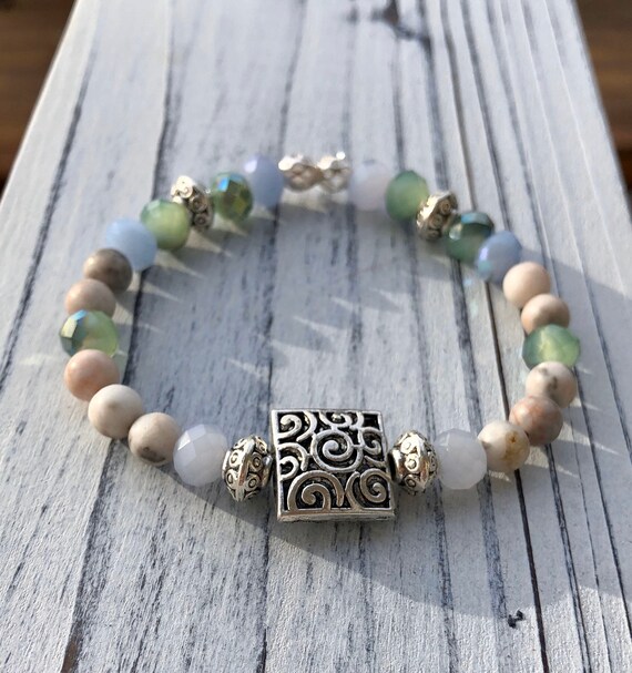 Medallion Bracelet. Women's Bracelet. Gift For Her. Boho