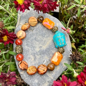 Pulsera de Buda. Pulsera de mujer. Regalo para ella. Yoga. Meditación. Joyería espiritual