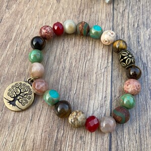 Tree of Life Bracelet. Women&#39;s Bracelet. Men’s Bracelet. Yoga. Meditation. Zen. Boho Jewelry. Hippie Bohochic