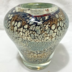 Vintage Early Andries Dirk (A.D.) Copier Handmade Leerdam Unica Vase - Rare