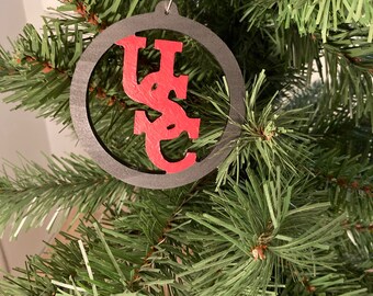 SOUTH CAROLINA GAMECOCKS Team Ornament Wreath