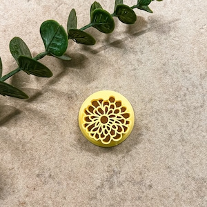 1 in Zinnia Clay Cutter, Flower Clay Cutter, Embossing Cutter, Sharp Clay Cutters, Polymer Clay Cutters For Earrings, Ready To Ship