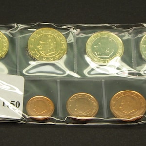 Belgium / Belgique Euros 1999 / 2000 / 2001 / 2002 - Uncirculated Coin Lot