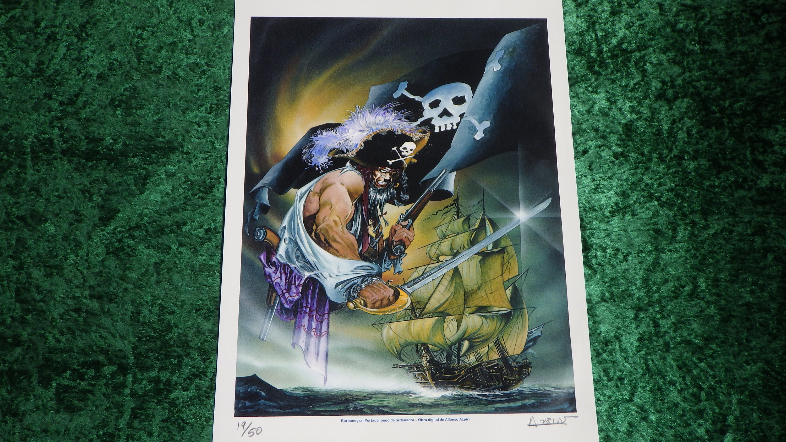 Alfonso Azpiri - Limited Edition Numbered Print - 16.5