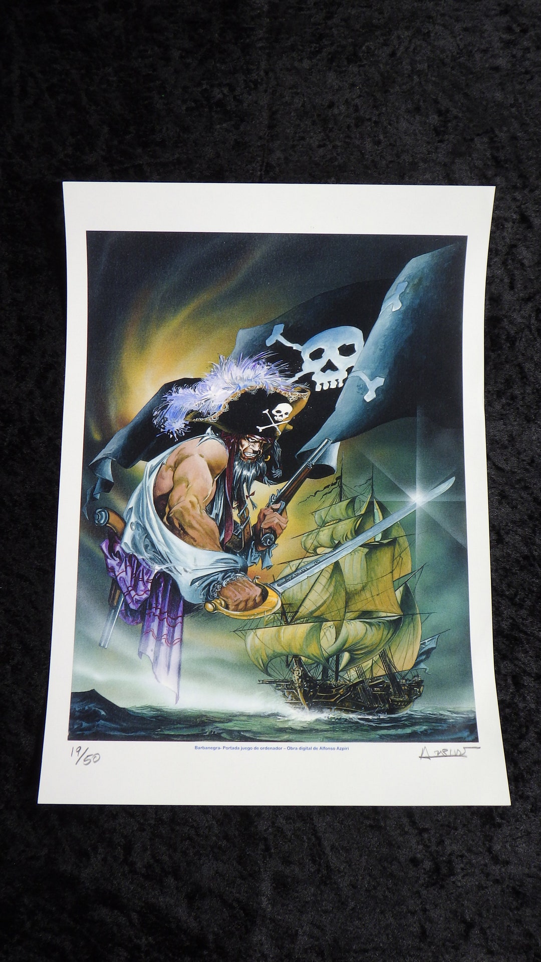 Alfonso Azpiri - Limited Edition Numbered Print - 16.5