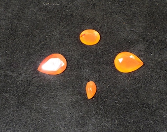 4 Lot of Carnelian Gemstones!