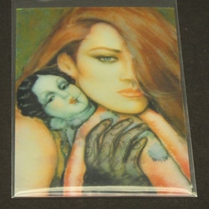 Olivia De Berardinis - Series 7 Clearly Olivia - Vintage 1997 Clearchrome Promotional Card - Near Mint!