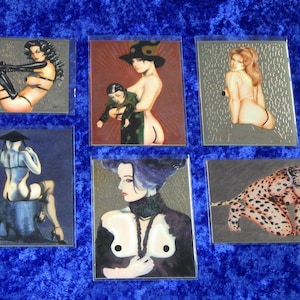 Olivia De Berardinis - Series 8 Obsessions in Omnichrome - Vintage 1997 - 6 Card Chromium Chase Set - Near Mint!