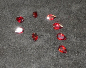 8 Lot of Red Almandine Garnet Gemstones!