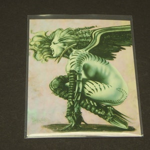 Olivia De Berardinis - Series 6 Olivia in Omnichrome - Vintage 1996 Omnichrome Promotional Card - Near Mint!